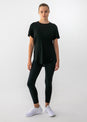 L'COUTURE Tops Elevate Slouch Tee Black