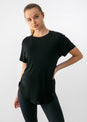 L'COUTURE Tops Elevate Slouch Tee Black