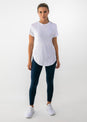 L'COUTURE Tops Elevate Slouch Tee White
