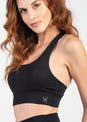 L'COUTURE Untamed Bra Crocodile Print Black