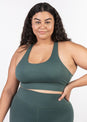 L'COUTURE Untamed Bra Crocodile Print Jungle Green