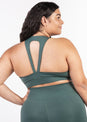 L'COUTURE Untamed Bra Crocodile Print Jungle Green