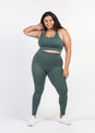 L'COUTURE Untamed Bra Crocodile Print Jungle Green