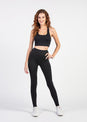L'COUTURE Untamed Legging Crocodile Print Black