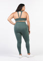 L'COUTURE Untamed Legging Crocodile Print Jungle Green