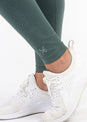 L'COUTURE Untamed Legging Crocodile Print Jungle Green