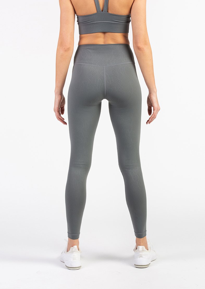 L'COUTURE Untamed Legging Snake Print Urban Grey