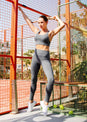 L'COUTURE Untamed Legging Snake Print Urban Grey